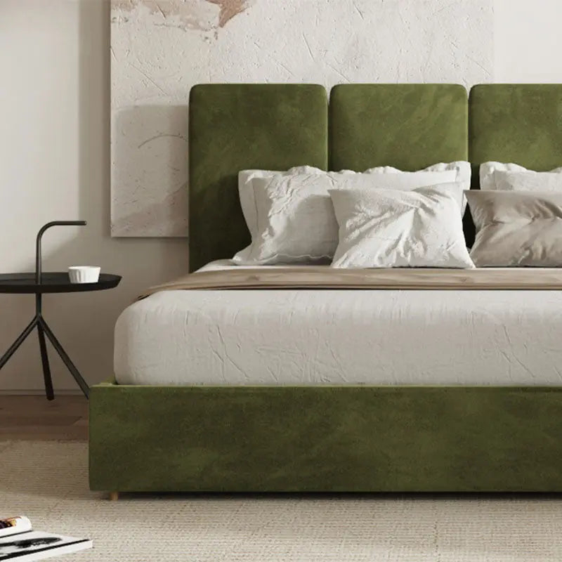 Laura King Size Bed, Velvet Luxepalace.co.uk