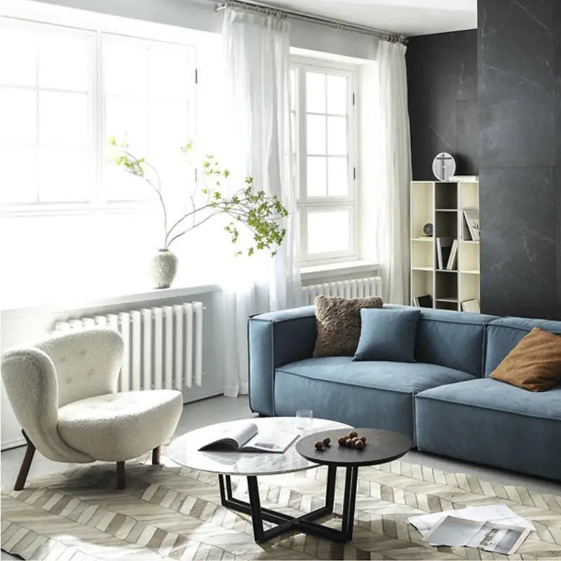 Lilla Petra Lounge Chair, Short Hair, Boucle Luxepalace.co.uk