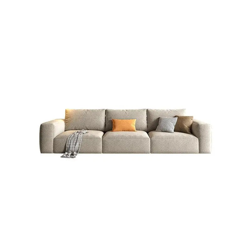Lionel Three Seater Sofa, Linen Luxepalace.co.uk