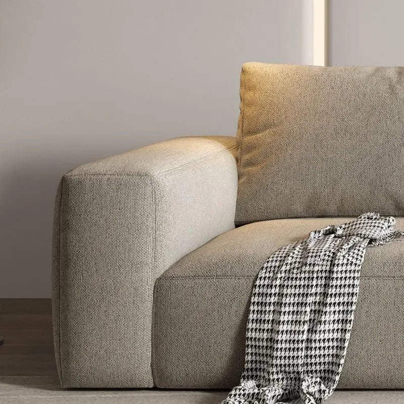 Lionel Three Seater Sofa, Linen Luxepalace.co.uk