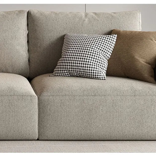 Lionel Three Seater Sofa, Linen Luxepalace.co.uk