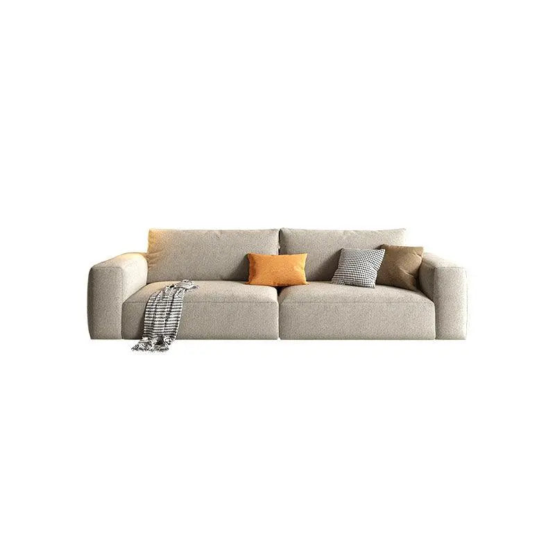 Lionel Three Seater Sofa, Linen Luxepalace.co.uk