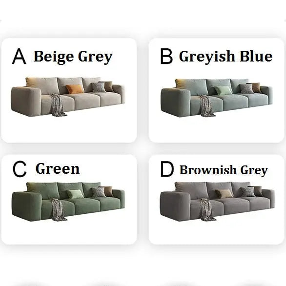 Lionel Three Seater Sofa, Linen Luxepalace.co.uk