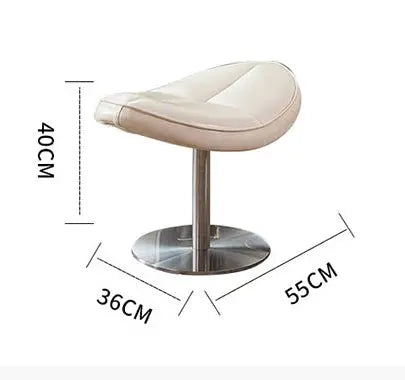 Lobster Lounge Chair With Ottoman, Walnut Texture, Armchair Luxepalace.co.uk
