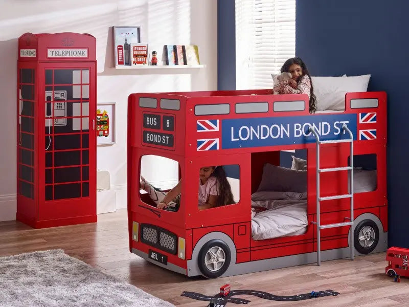 London Bus Bunk Bed Luxepalace