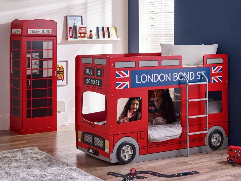 London Bus Bunk Bed Luxepalace