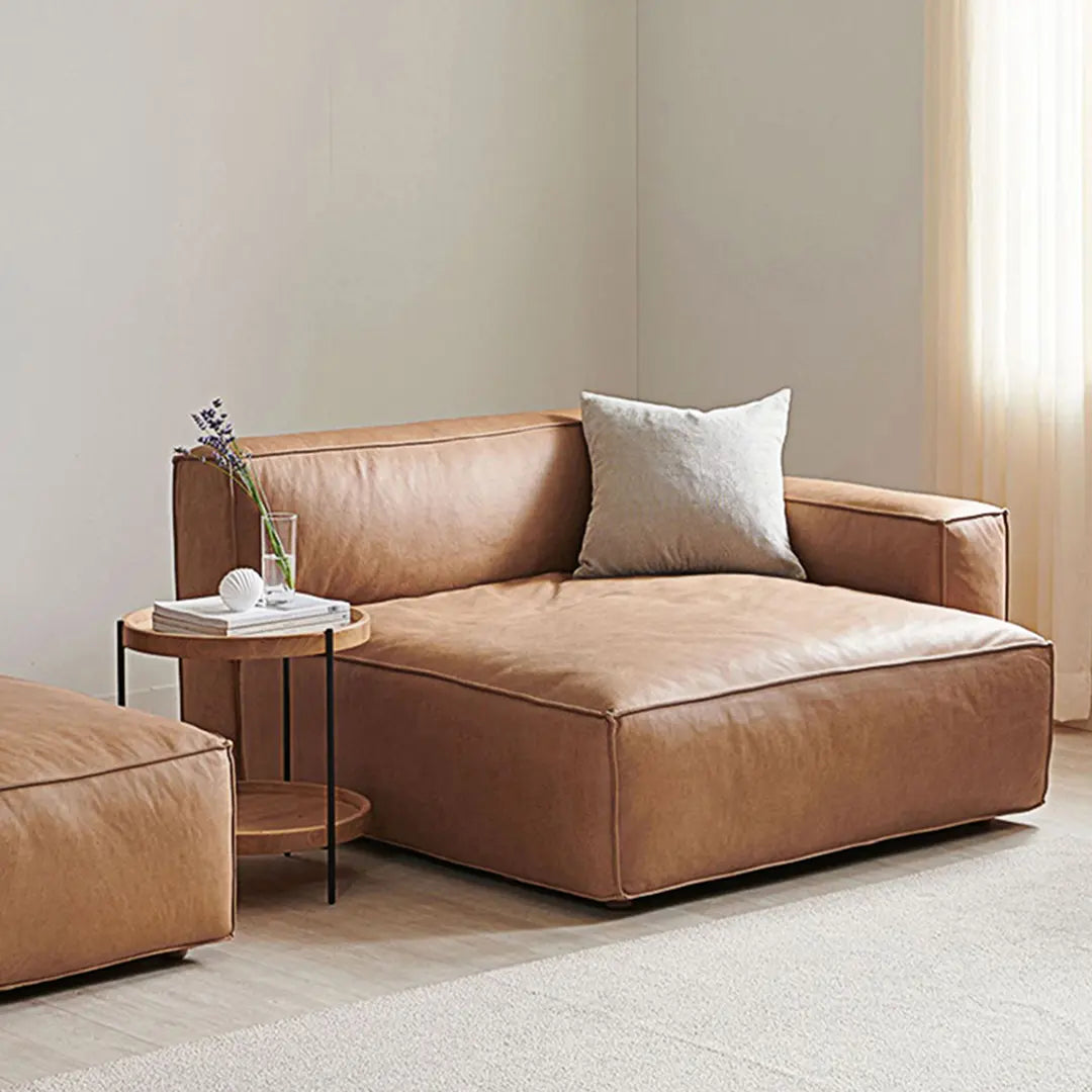 Lucian Four Seater Coner Sofa, Modular Sofa, Real Leather Luxepalace.co.uk