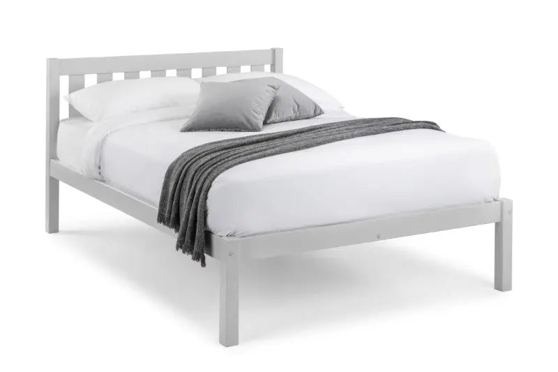 Luna 135cm Double Bed - Dove Grey Luxepalace