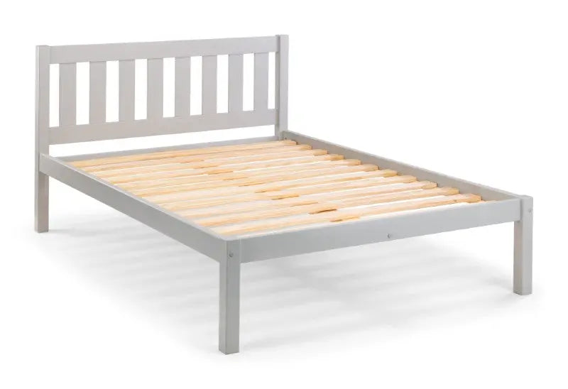 Luna 135cm Double Bed - Dove Grey Luxepalace