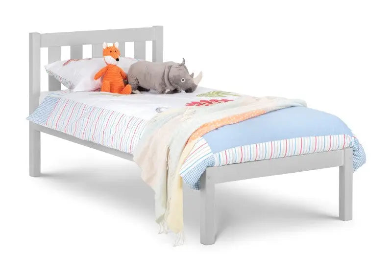 Luna 90cm Single Bed - Dove Grey Luxepalace