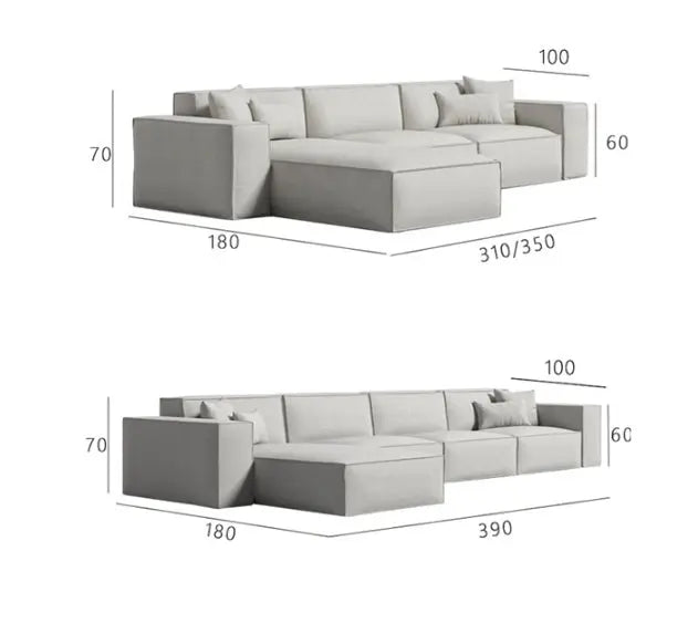 Lynnbrook Two Seater, Three Seater, Four Sofa, Four Sofa Corner, Linen Luxepalace.co.uk