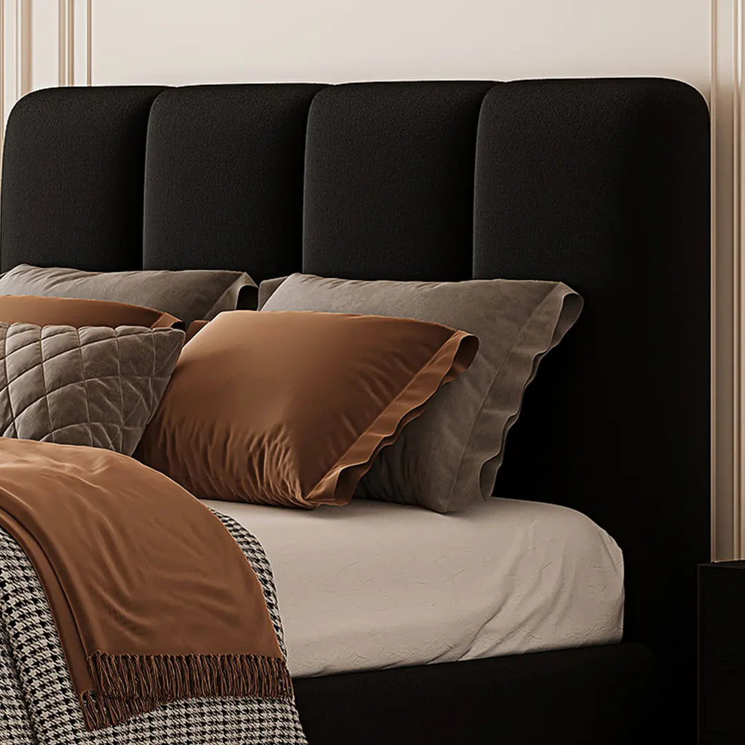 Lysander Double Bed, King Size Bed, Black Luxepalace.co.uk