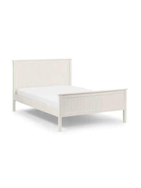 Maine 150cm King Bed - Surf White Luxepalace