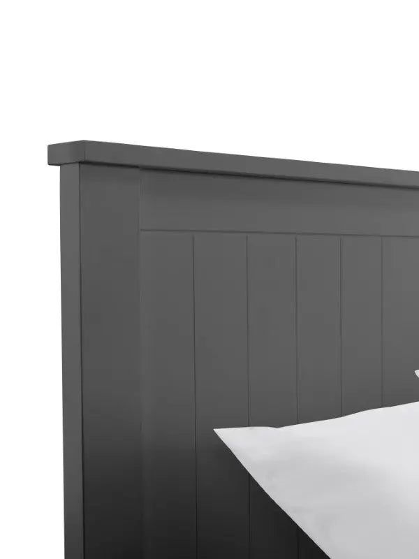 Maine Ottoman Storage 150cm King Bed - Anthracite Luxepalace
