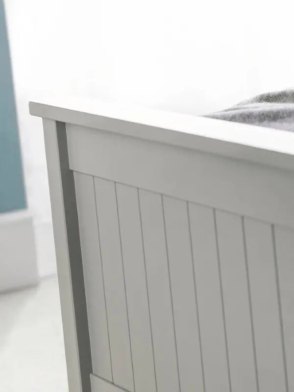 Maine Ottoman Storage 150cm King Bed - Dove Grey Luxepalace