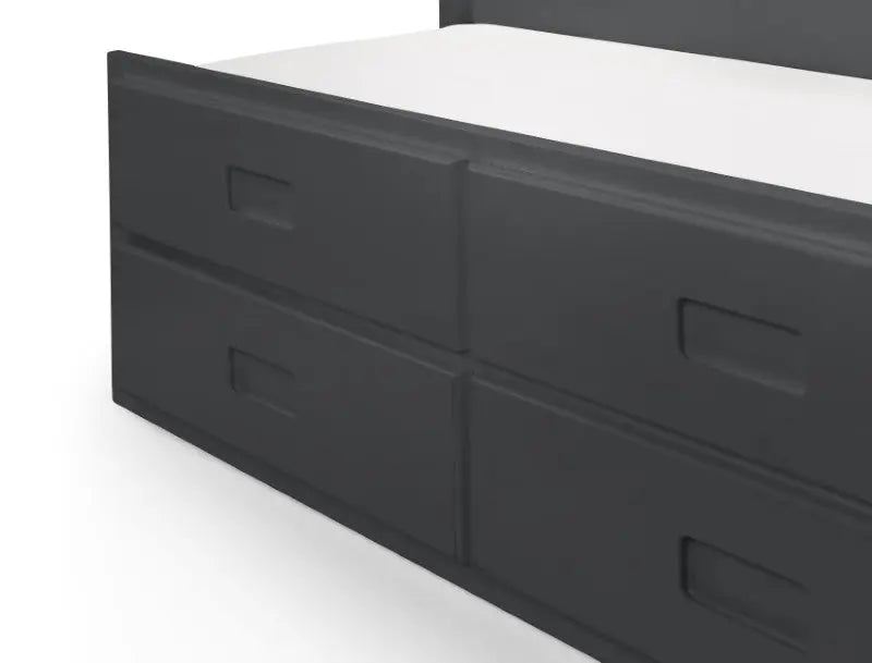 Maisie Bed With Underbed And Drawers Anthracite Luxepalace
