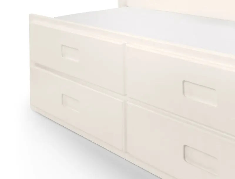 Maisie Bed With Underbed And Drawers - Surf White Luxepalace