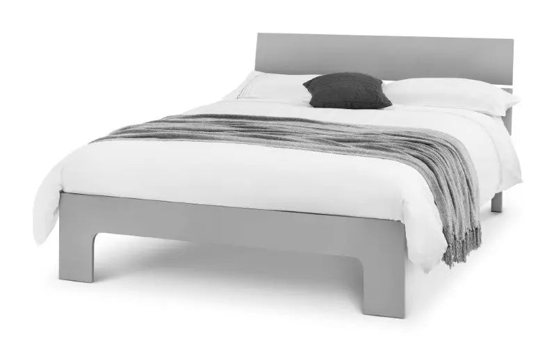 Manhattan Bed 135Cm - Grey Luxepalace