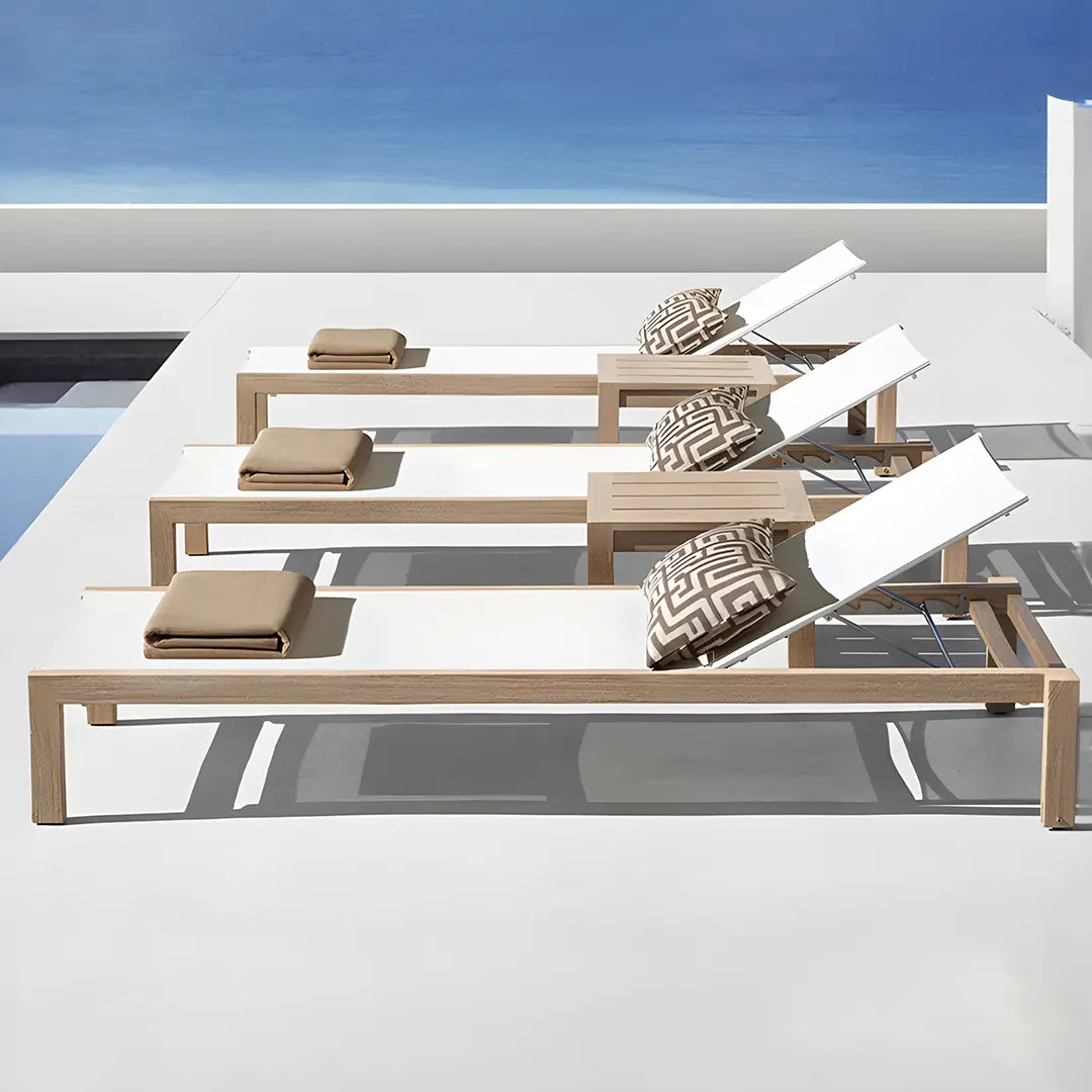 Marina Reclining Outdoor Sun Lounger, Daybed Luxepalace.co.uk