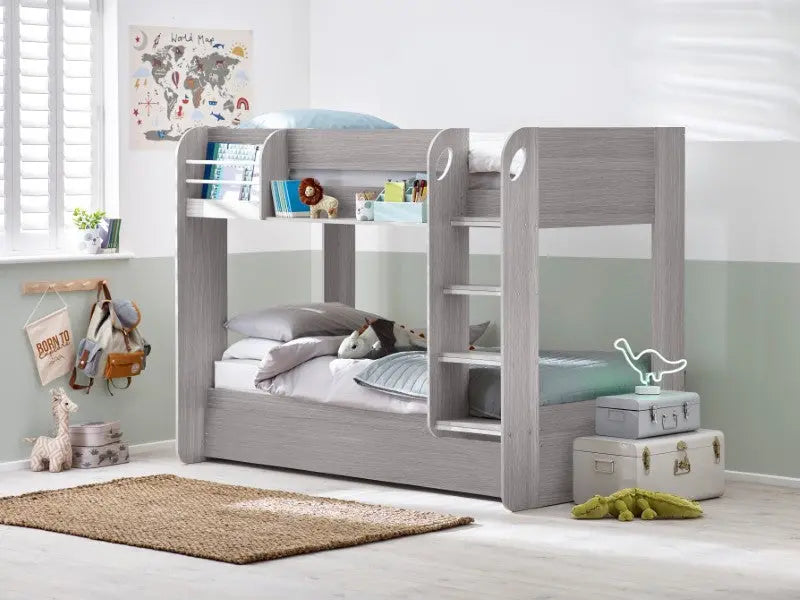 Mars Bunk & Underbed - Grey Oak Luxepalace