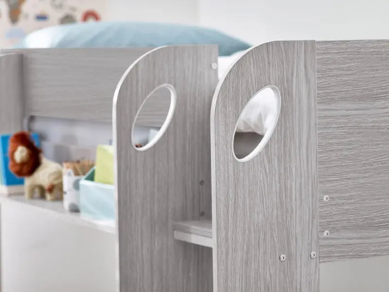 Mars Bunk & Underbed - Grey Oak Luxepalace