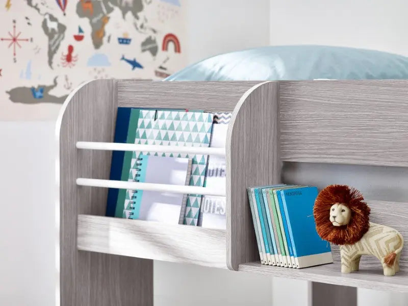 Mars Bunk & Underbed - Grey Oak Luxepalace