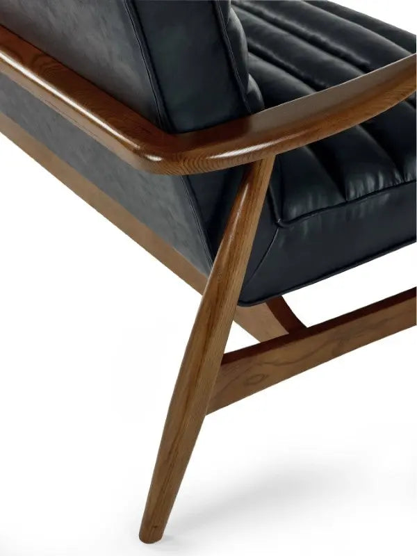 Marshall 2 Seater Sofa Black Luxepalace