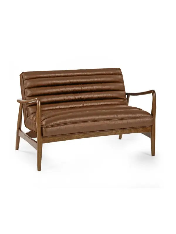 Marshall 2 Seater Sofa Brown Luxepalace