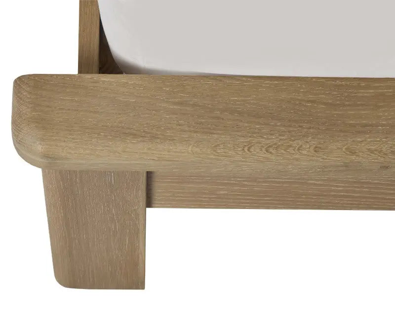 Memphis Limed Oak 135cm Double Bed Luxepalace