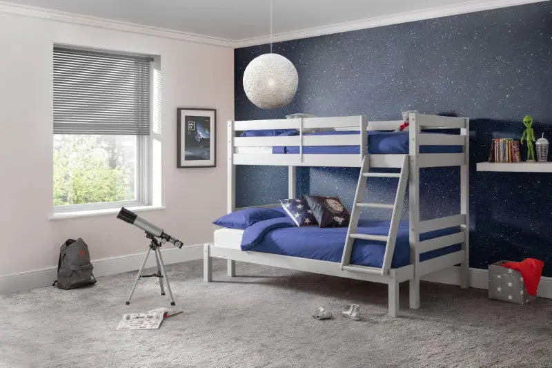 Merlin Triple Sleeper Bunk Dove Grey Luxepalace