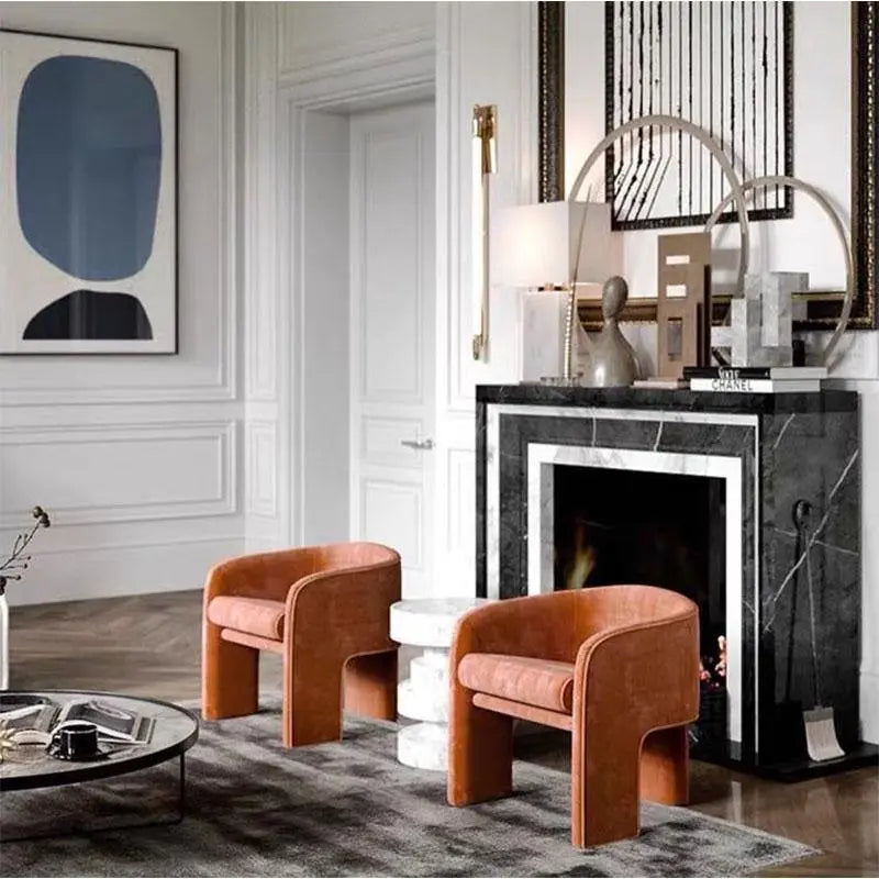 Milo Baughman Armchair, Velvet Luxepalace.co.uk