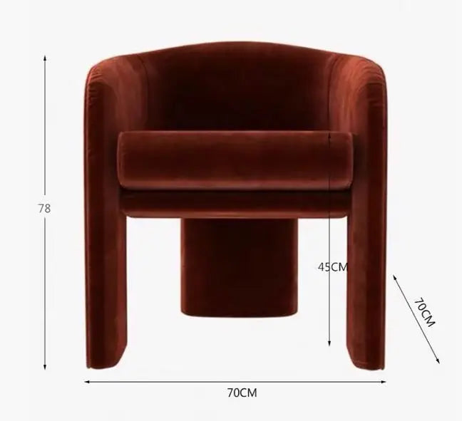 Milo Baughman Armchair, Velvet Luxepalace.co.uk