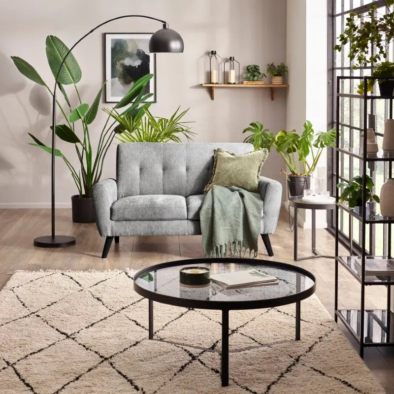 Monza 2 Seater Sofa - Dove Luxepalace