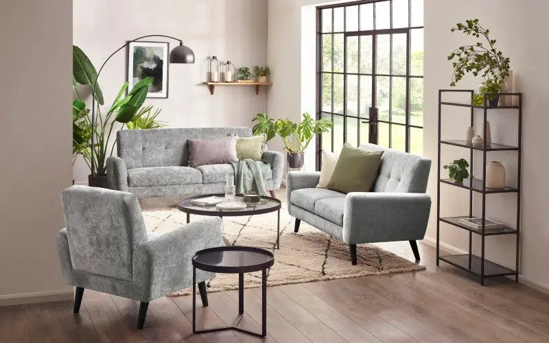 Monza 2 Seater Sofa - Dove Luxepalace