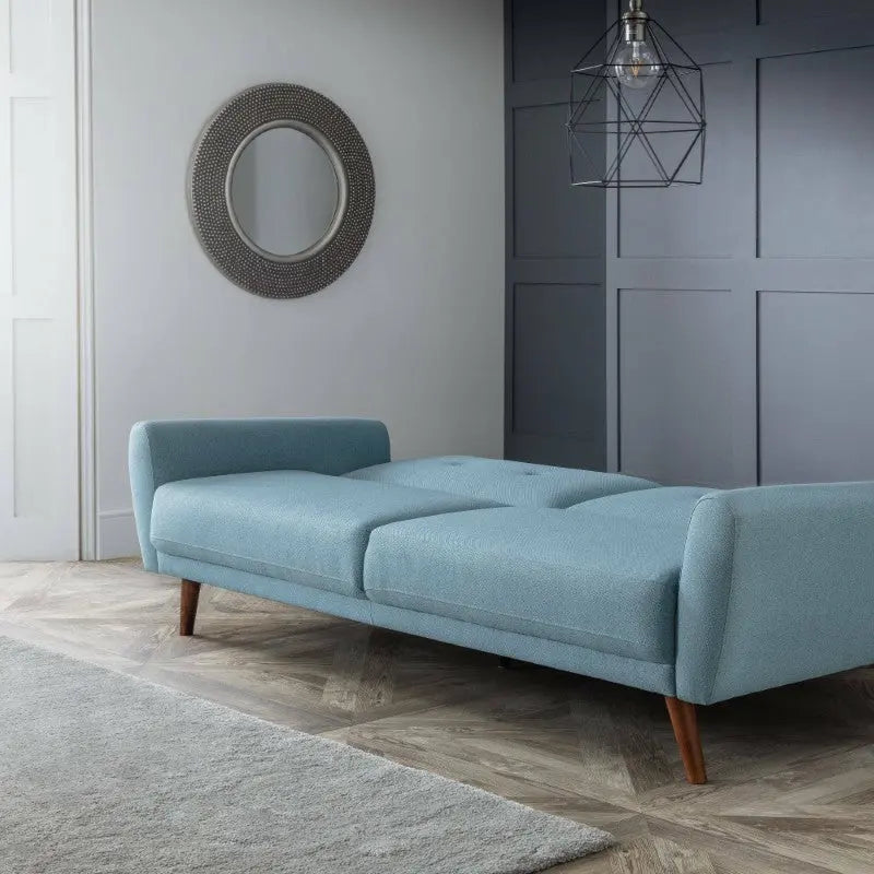 Monza Fabric Sofa Bed - Blue Luxepalace