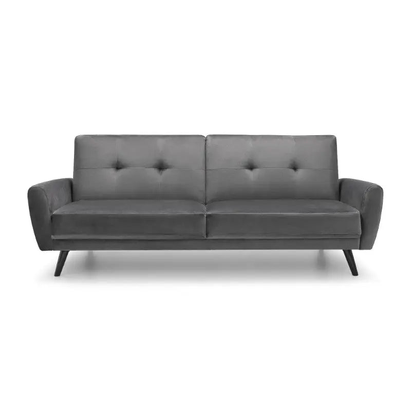 Monza Sofabed In Dark Grey Velvet Luxepalace
