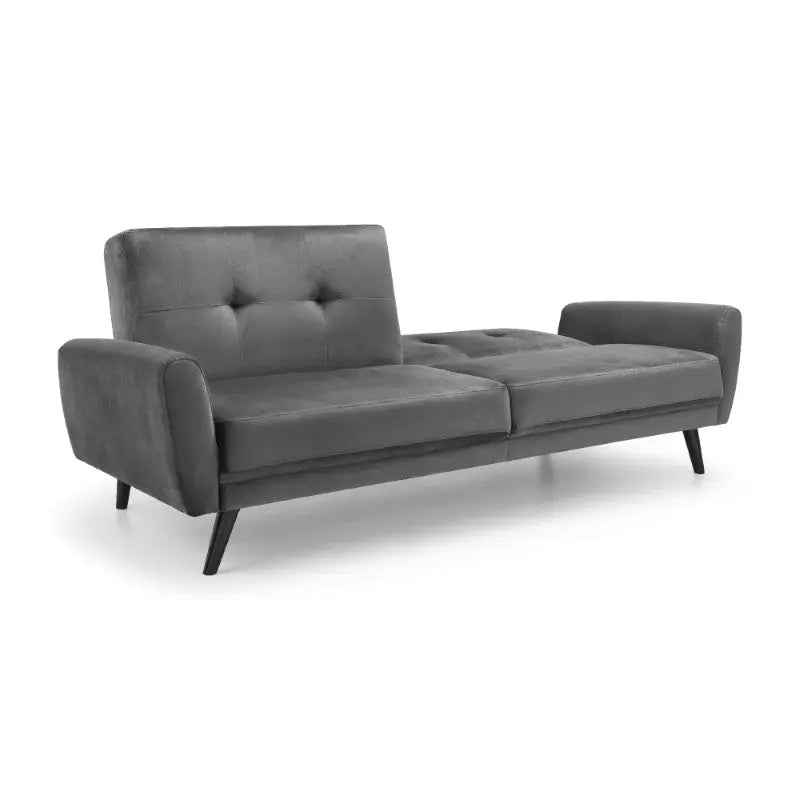 Monza Sofabed In Dark Grey Velvet Luxepalace