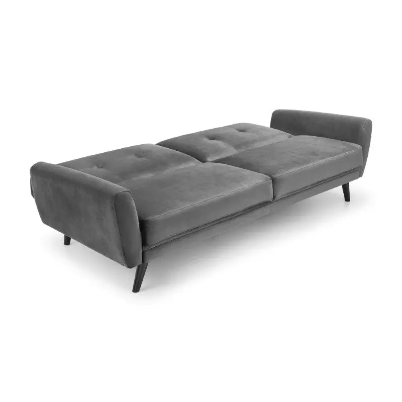 Monza Sofabed In Dark Grey Velvet Luxepalace