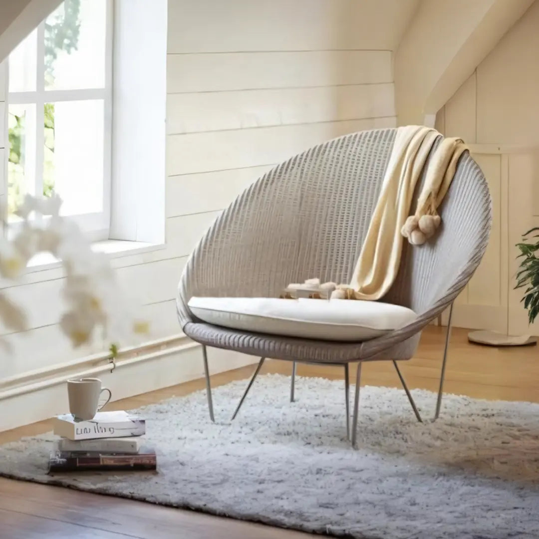 Munkhbat Rattan Garden Chair, Outdoor Lounge Chair Luxepalace.co.uk