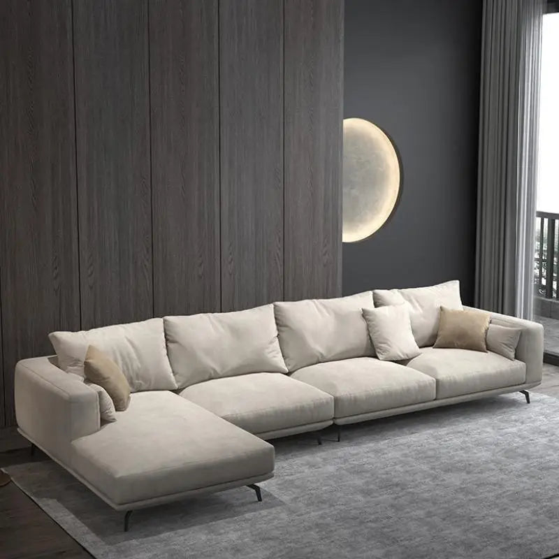 NR23 Four Seater Corner Sofa, Leathaire Luxepalace.co.uk