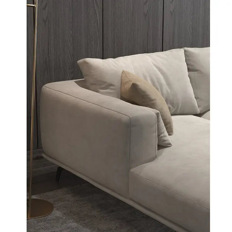 NR23 Four Seater Corner Sofa, Leathaire Luxepalace.co.uk