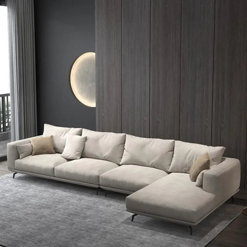 NR23 Four Seater Corner Sofa, Leathaire Luxepalace.co.uk