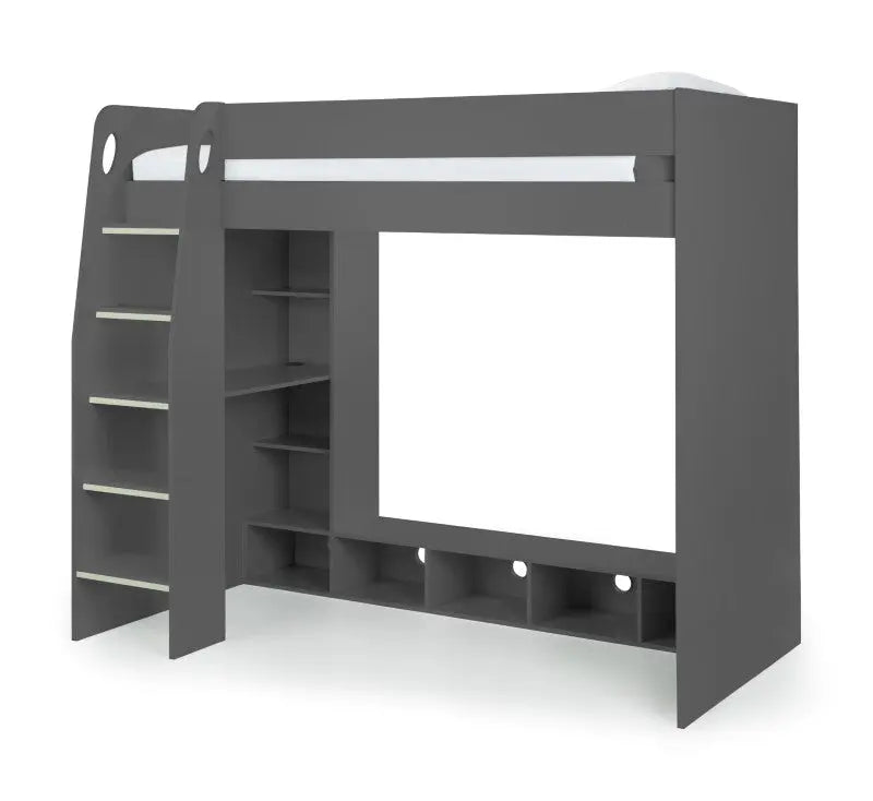 Nebula Gaming Bed With Desk Anthracite Luxepalace