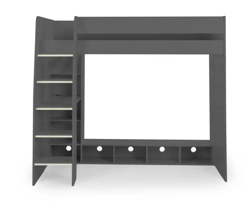 Nebula Gaming Bed With Desk Anthracite Luxepalace