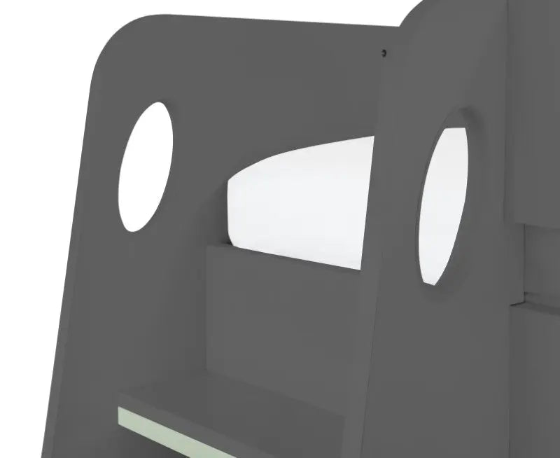 Nebula Gaming Bed With Desk Anthracite Luxepalace