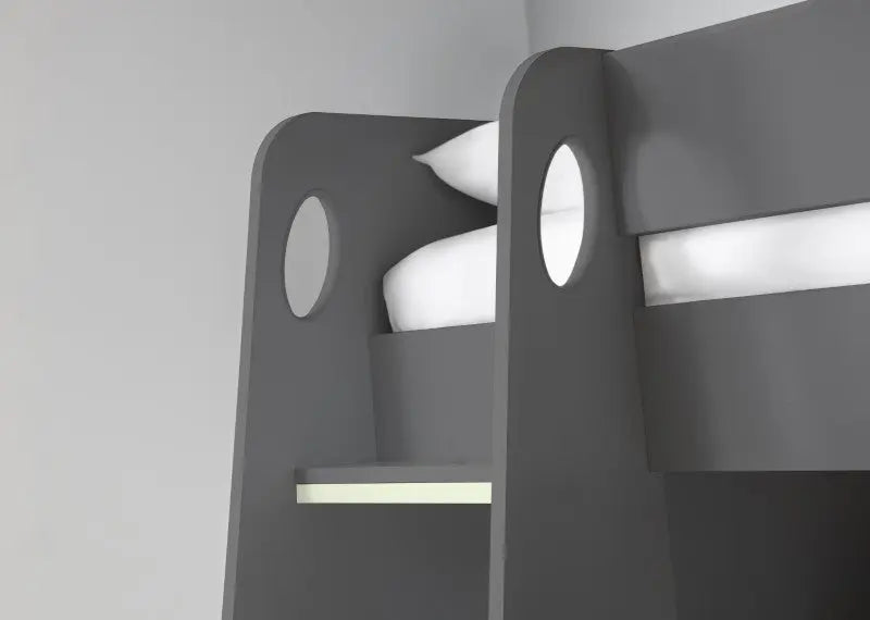 Nebula Gaming Bed With Desk Anthracite Luxepalace