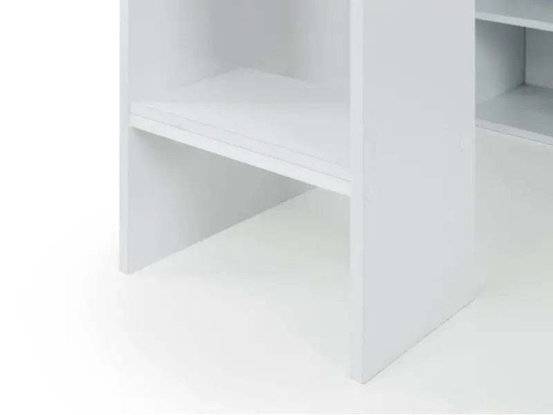 Nebula Gaming Bed With Desk White Luxepalace