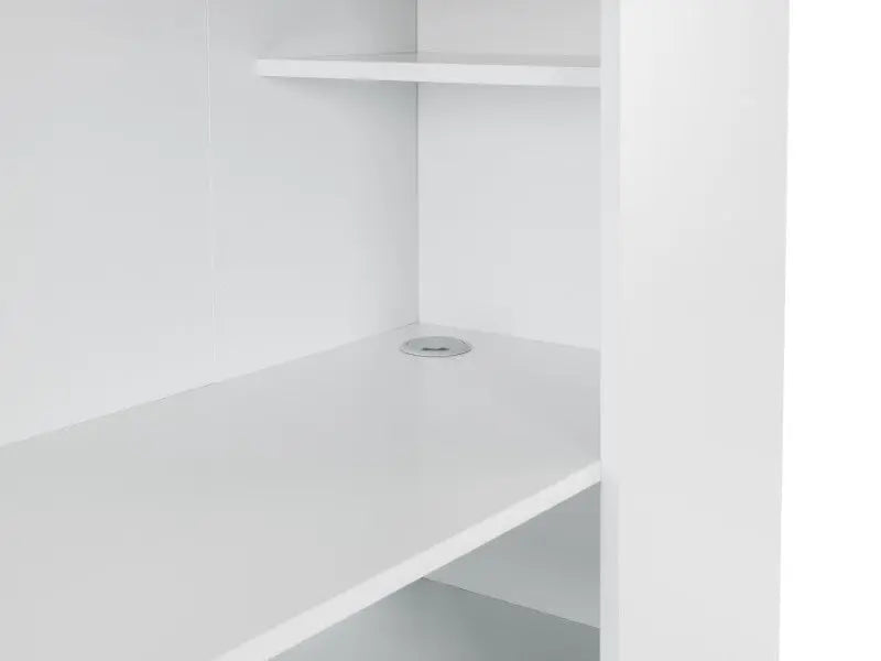 Nebula Gaming Bed With Desk White Luxepalace