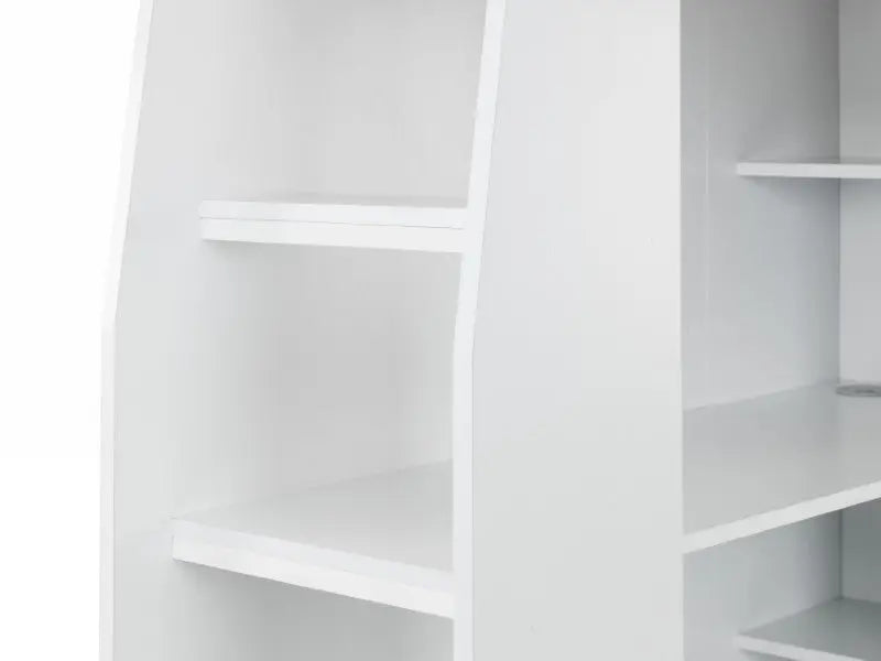 Nebula Gaming Bed With Desk White Luxepalace