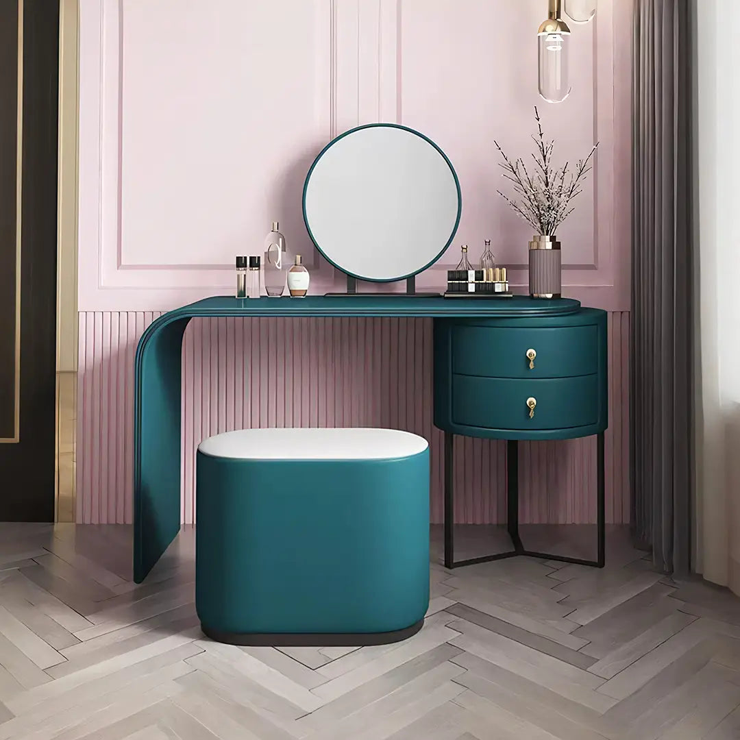 Noorali Dressing Table with Mirror, More Colors Available Luxepalace.co.uk